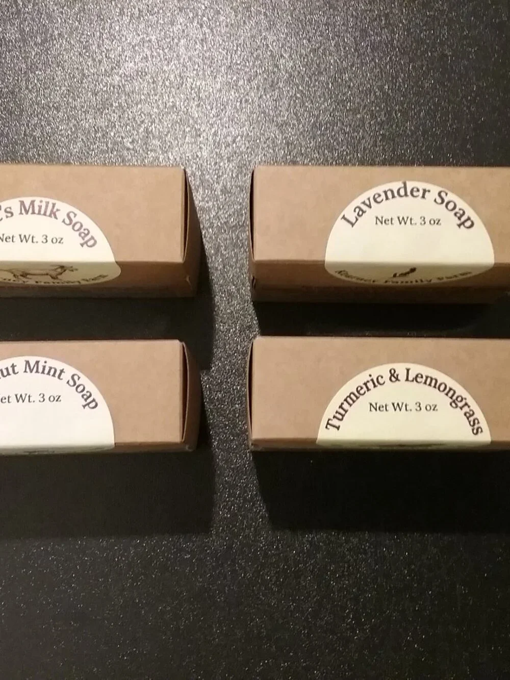 The Garden & Spa Harvest Collection - Botanical Oval Goat Milk Soap (4-Bar Set)